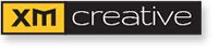 The xmcreative branded logo 